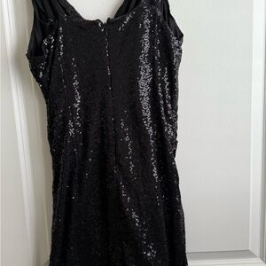 Black Sequin Dress